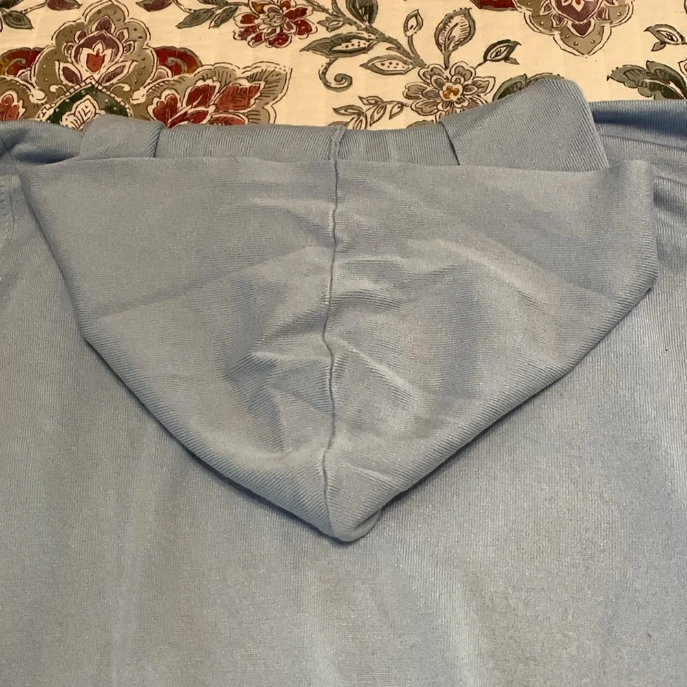 Women’s Cyrus long, hooded cardigan, light blue - Picture 9 of 9